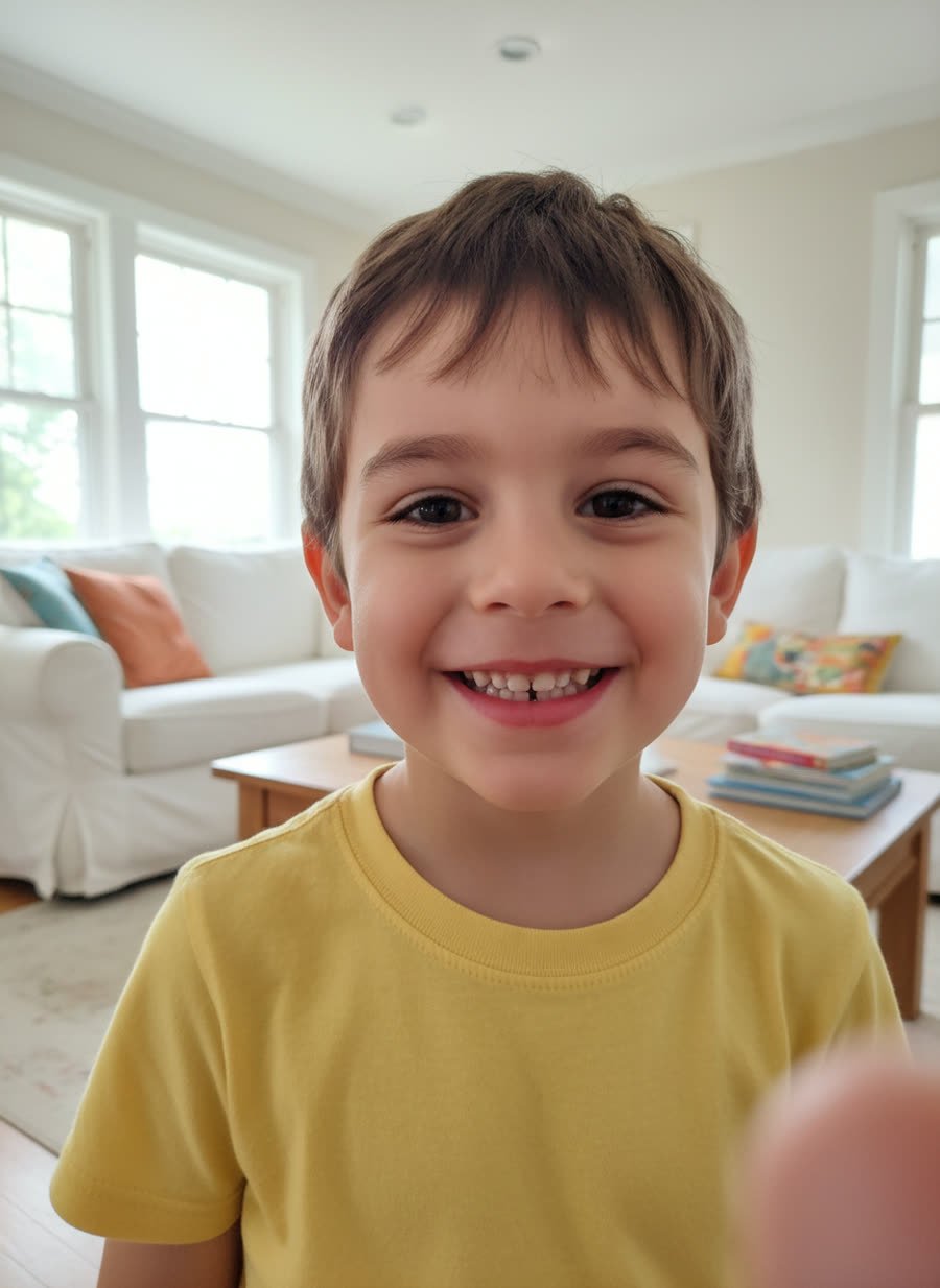 Foto de ejemplo de un niño
